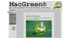 Desktop Screenshot of macgreen.de