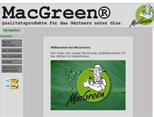 Tablet Screenshot of macgreen.de